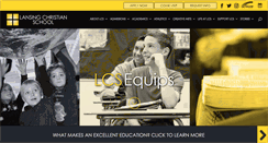 Desktop Screenshot of lansingchristianschool.org